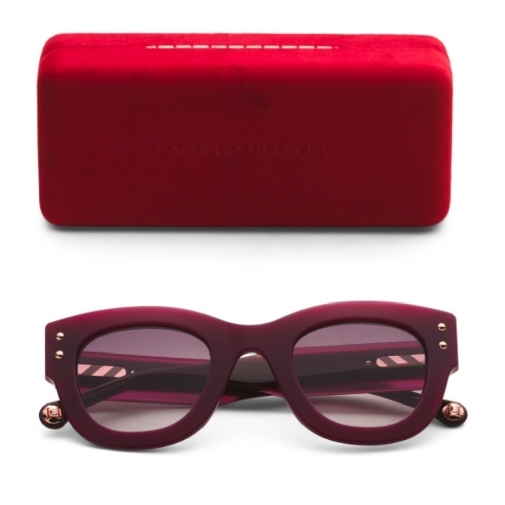 NWT CAROLINA HERRERA Square Sunglasses